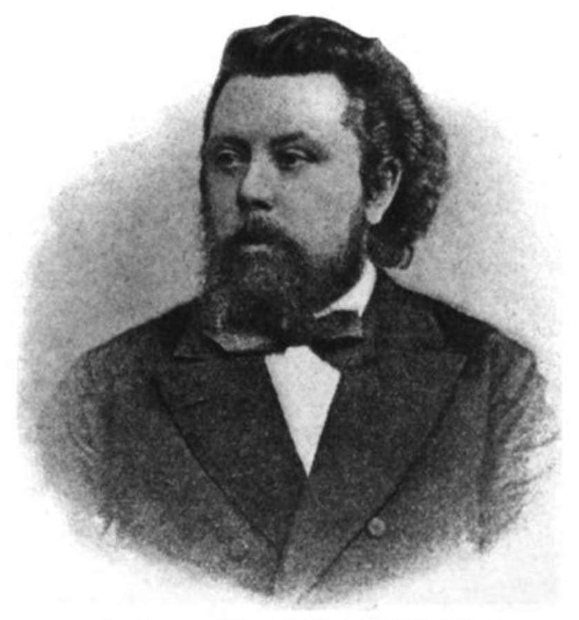 Portrait or photograph of Modest Mussorgsky: Modest Mussorgsky, 1839-1881