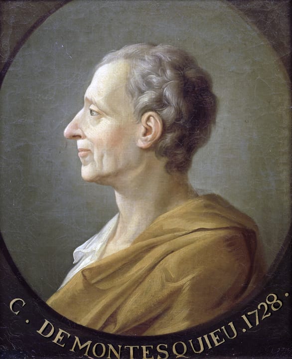Portrait or photograph of Montesquieu: Montesquieu 1