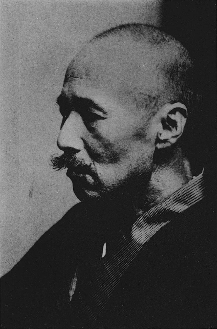 Portrait or photograph of Mori Ogai: Portrait of Mori Ogai (森鷗外, 1862 – 1922)