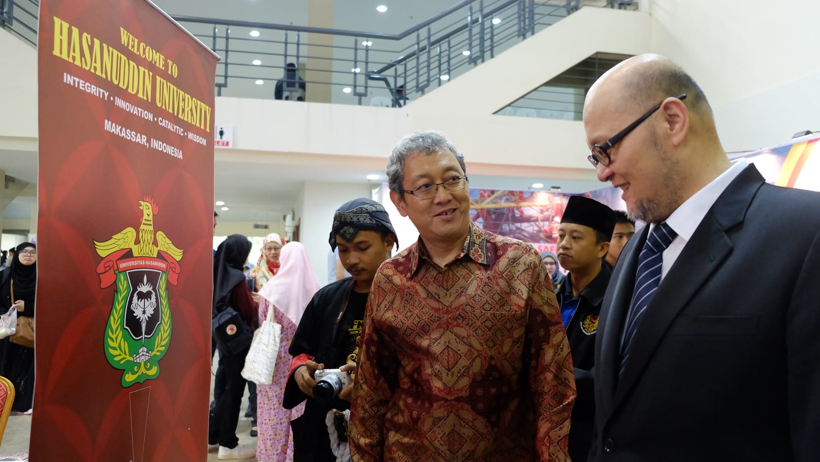 Portrait or photograph of Muhammad Iqbal: Bandar Seri Begawan – On 10th February until 11th February 2018, the Indonesian Embassy in Brunei Darussalam was joini