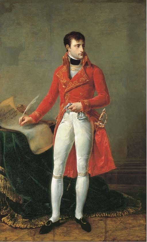 Portrait or photograph of Napoleon Bonaparte: Antoine-Jean Gros - Portrait of Napoleon Bonaparte, full-length, as First Consul, 1803