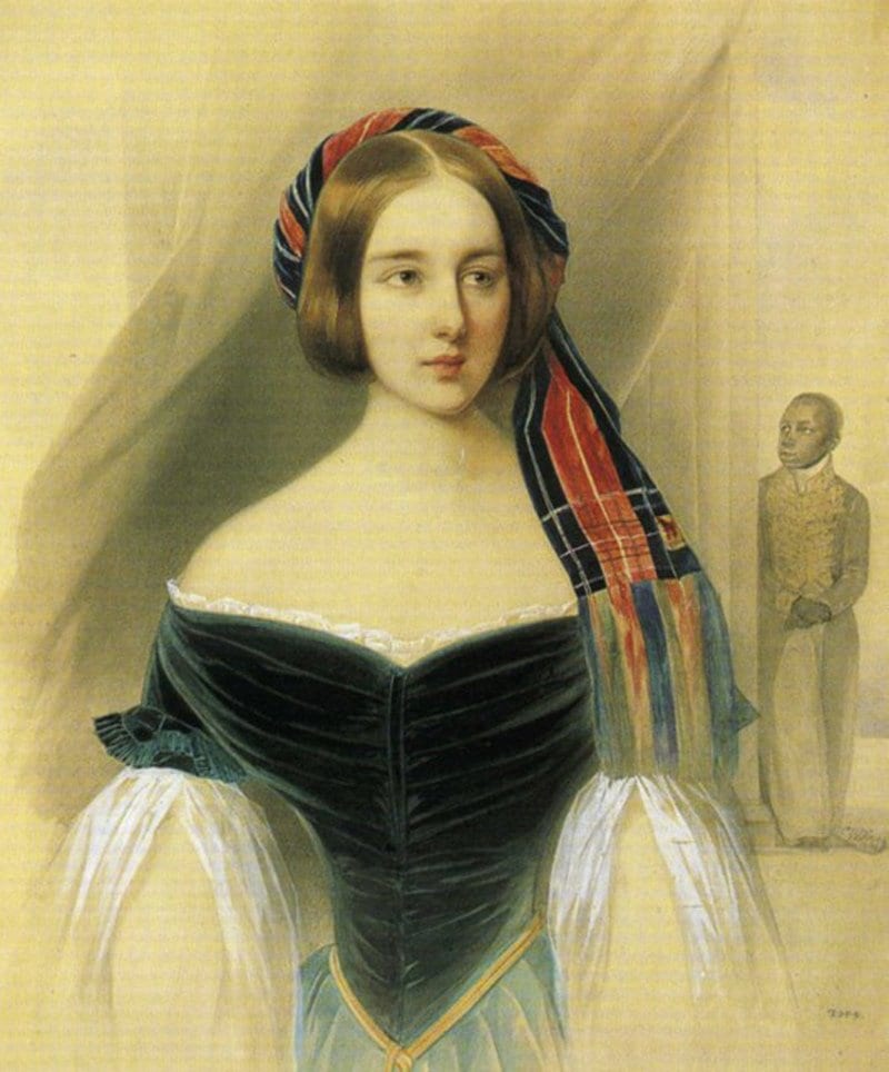 Portrait or photograph of Natalia Goncharova: Not Natalia Pushkina