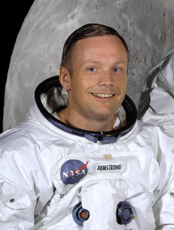 Portrait or photograph of Neil Armstrong: Neil Armstrong, Apollo 11