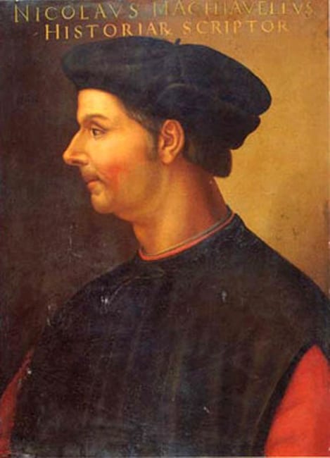 Portrait or photograph of Niccolò Machiavelli: Portrait of Niccolò Machiavelli by Cristofano di Papi dell'Altissimo, Palazzo Doria Pamphilj, Roma