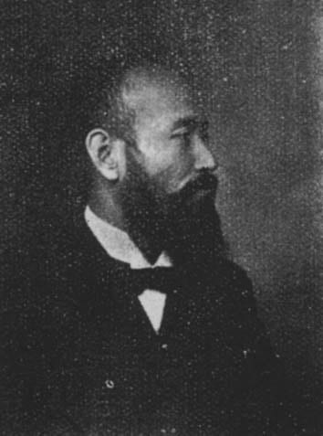 Portrait or photograph of Nichiren: Mr. Heizaburō Takashima, lecturer of the Toyo University and the Nichiren Shu University.