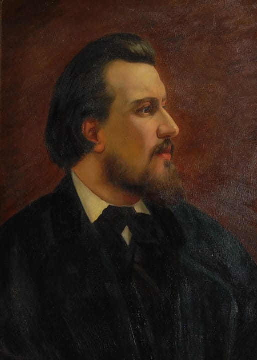 Portrait or photograph of Nikolai Leskov: Nikolai Leskov 1872 (could be earlier?)