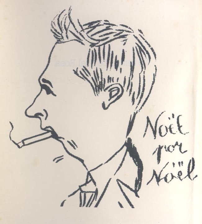 Portrait or photograph of Noel Rosa: Noel Rosa's self-portrait.
