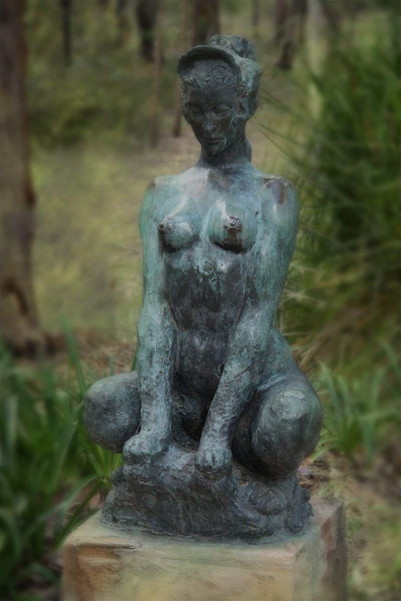 Portrait or photograph of Norman Lindsay: The sphinx Norman Lindsay Visit to Normal Lindsay's house during October 2009. "The Norman Lindsay Gallery at Faulconb