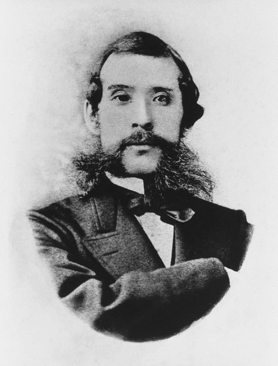 Portrait or photograph of Okubo Toshimichi: Portrait of Okubo Toshimichi (大久保利通, 1830 – 1878)