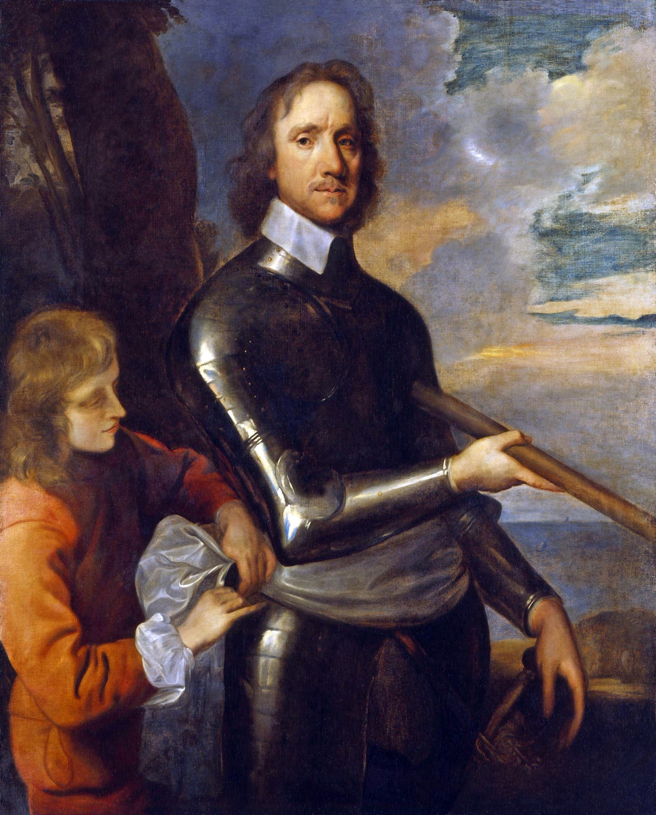 Portrait or photograph of Oliver Cromwell: Oliver Cromwell by Robert Walker