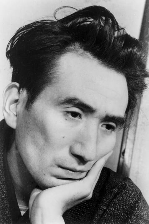 Portrait or photograph of Osamu Dazai: Osamu Dazai , taken in February, 1948