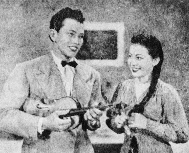 Portrait or photograph of P. Ramlee: P Ramlee and Kasma Booty