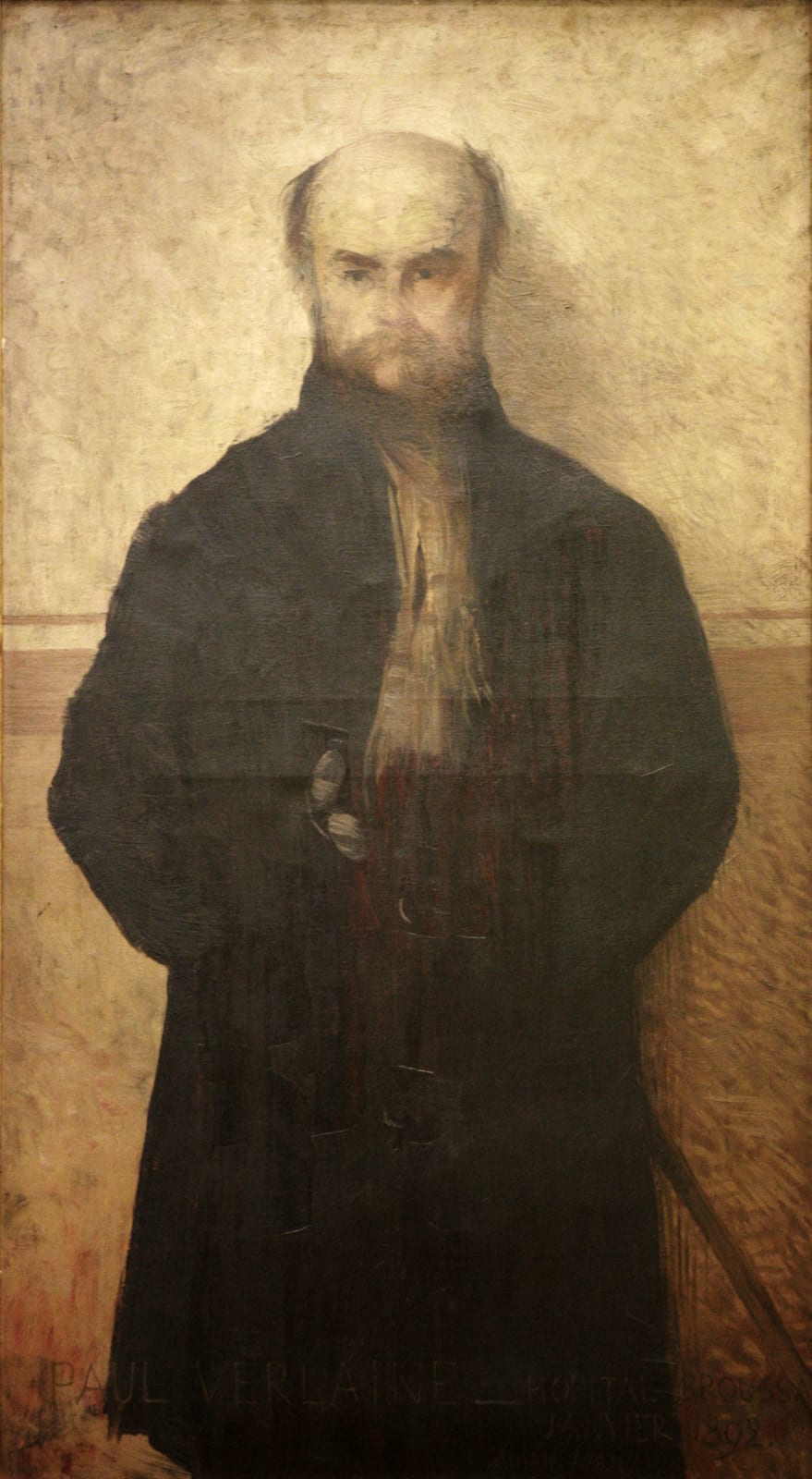 Portrait or photograph of Paul Verlaine: Paul Verlaine-Edmond Aman-Jean mg 9503