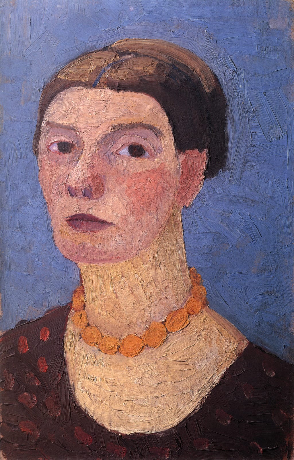 Portrait or photograph of Paula Modersohn-Becker: Self-portrait by Paula Modersohn-Becker