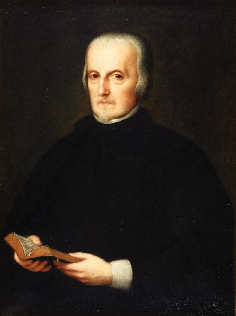 Portrait or photograph of Pedro Calderon de la Barca: Cabe la posibilidad de que se trate de un retrato del célebre pintor y escultor español Alonso Cano (1601-