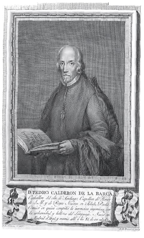 Portrait or photograph of Pedro Calderon de la Barca: Retrato de Pedro Calderón de la Barca