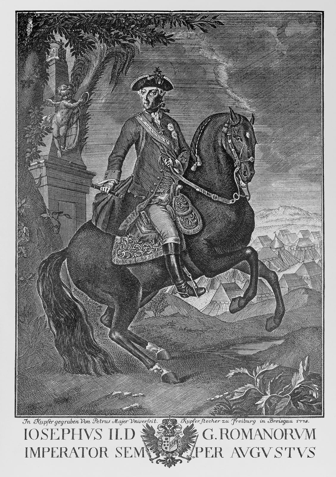 Image connected to Peter Kaiser: Kaiser Joseph II. zu Pferd