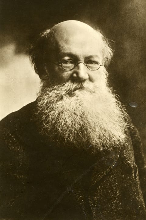 Portrait or photograph of Peter Kropotkin: Peter Kropotkin, russian anarchist.