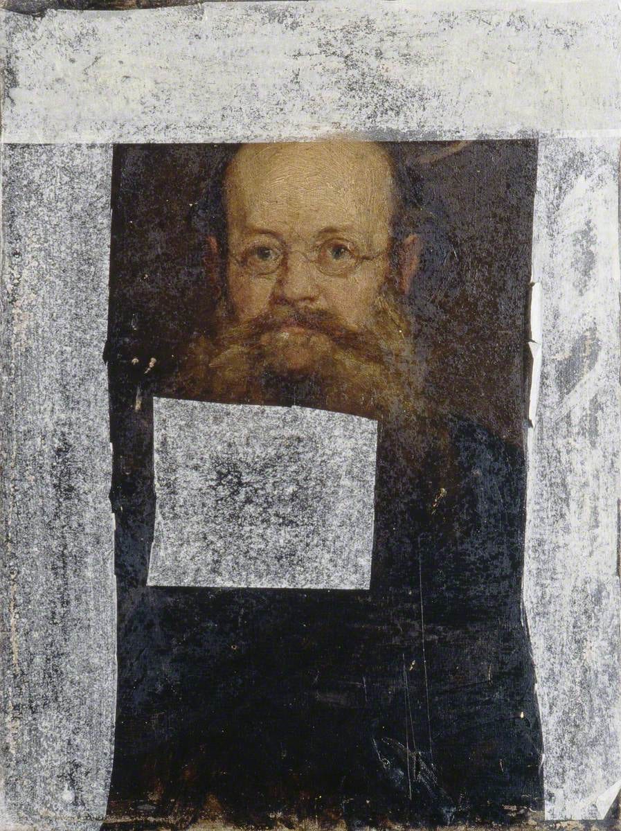 Portrait or photograph of Peter Kropotkin: British (English) School - Prince Peter Kropotkin (1842–1921) - FA000815 - Brighton Museum ^ Art Gallery