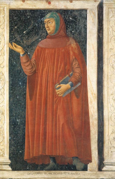 Portrait or photograph of Petrarch: Petrarch by Bargilla