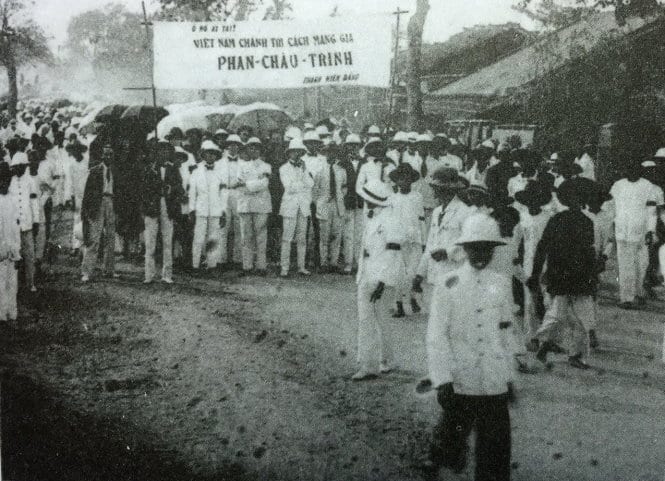 Portrait or photograph of Phan Châu Trinh: Funeral of Mr. Phan Châu Trinh, 1926