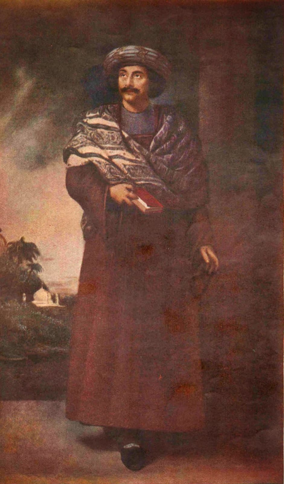 Portrait or photograph of Raja Ram Mohan Roy: Painting of Raja Ram Mohan Roy by Henry Perronet Briggs