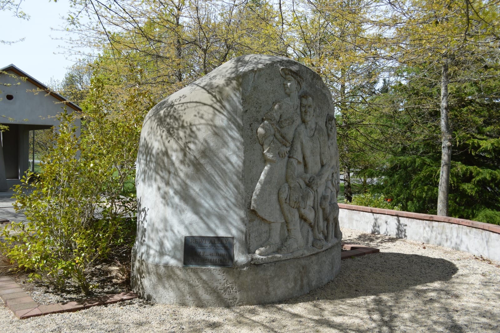 Portrait or photograph of Rewi Alley: Rewi Alley Memorial at Springfield, New Zealand