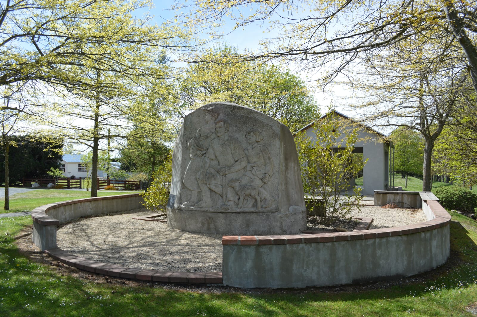 Portrait or photograph of Rewi Alley: Rewi Alley Memorial at Springfield, New Zealand