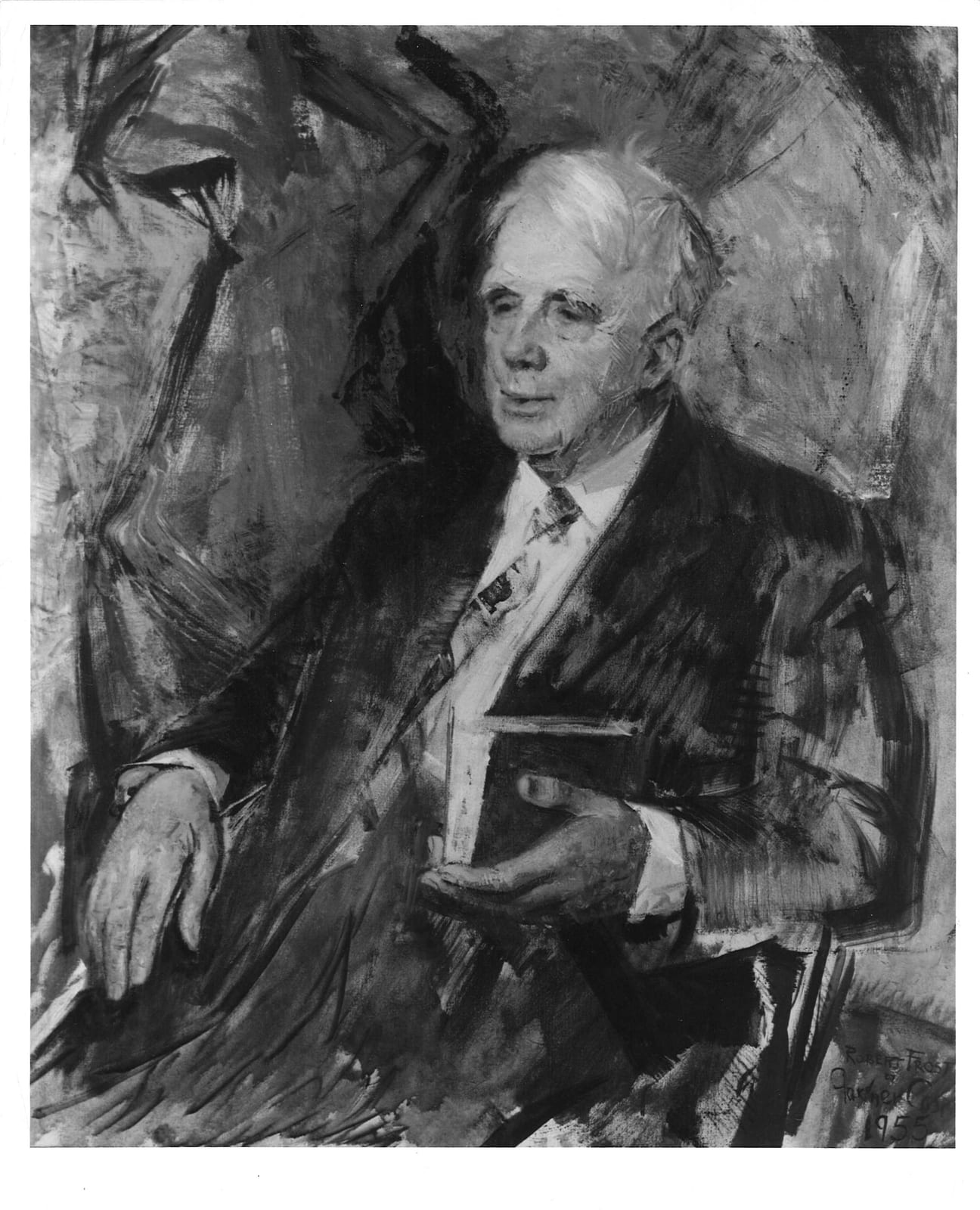 Portrait or photograph of Robert Frost: Portrait of Robert Frost