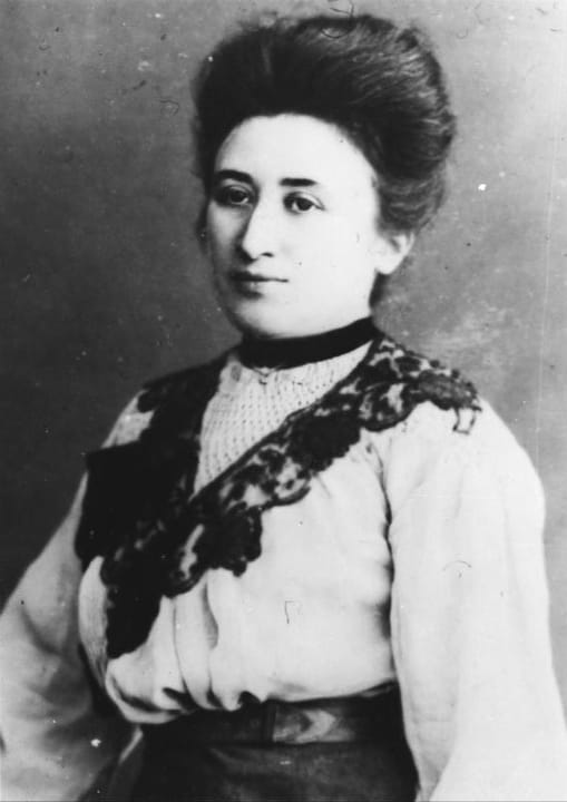 Portrait or photograph of Rosa Luxemburg: Title : Rosa Luxemburg People in the image: Luxemburg, Rosa : Führende Sozialdemokratin, Mitbegründerin der KPD, Polen