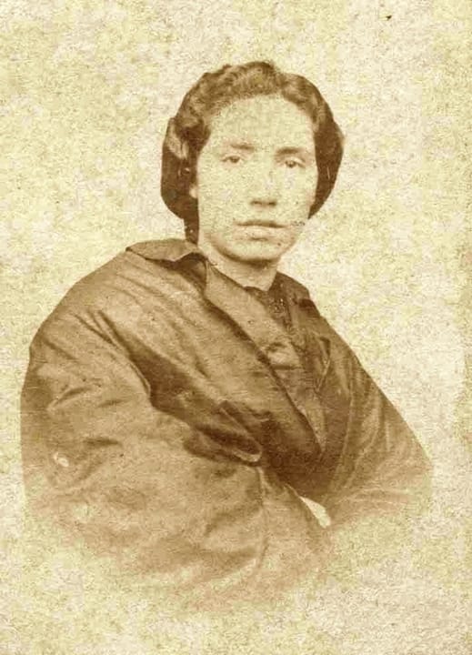 Portrait or photograph of Rosalia de Castro: Rosalía de Castro, 1837-1885.