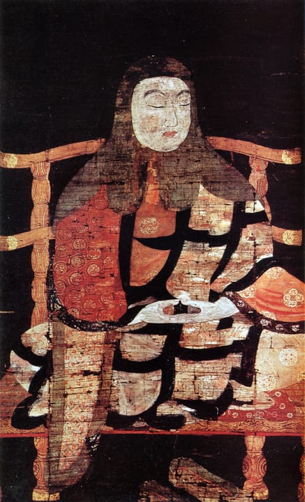 Portrait or photograph of Saicho: Portrait of Saicho(National Treasure of Japan),he was founder of Tendai Tantric Buddhism