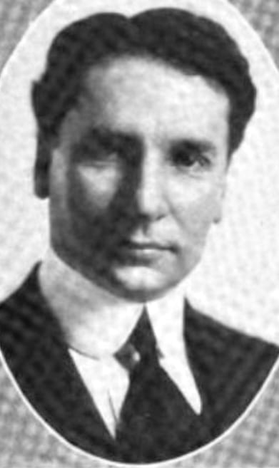 Portrait or photograph of Samuel Adams: Portrait of Samuel Adams Ettelson from the Blue Book of the State of Illinois, 1921, page 117