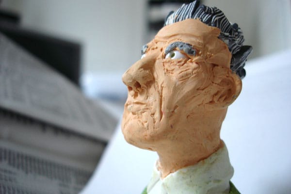 Portrait or photograph of Samuel Beckett: April 13th 2006 would have been Samuel Beckett's 100th birthday.