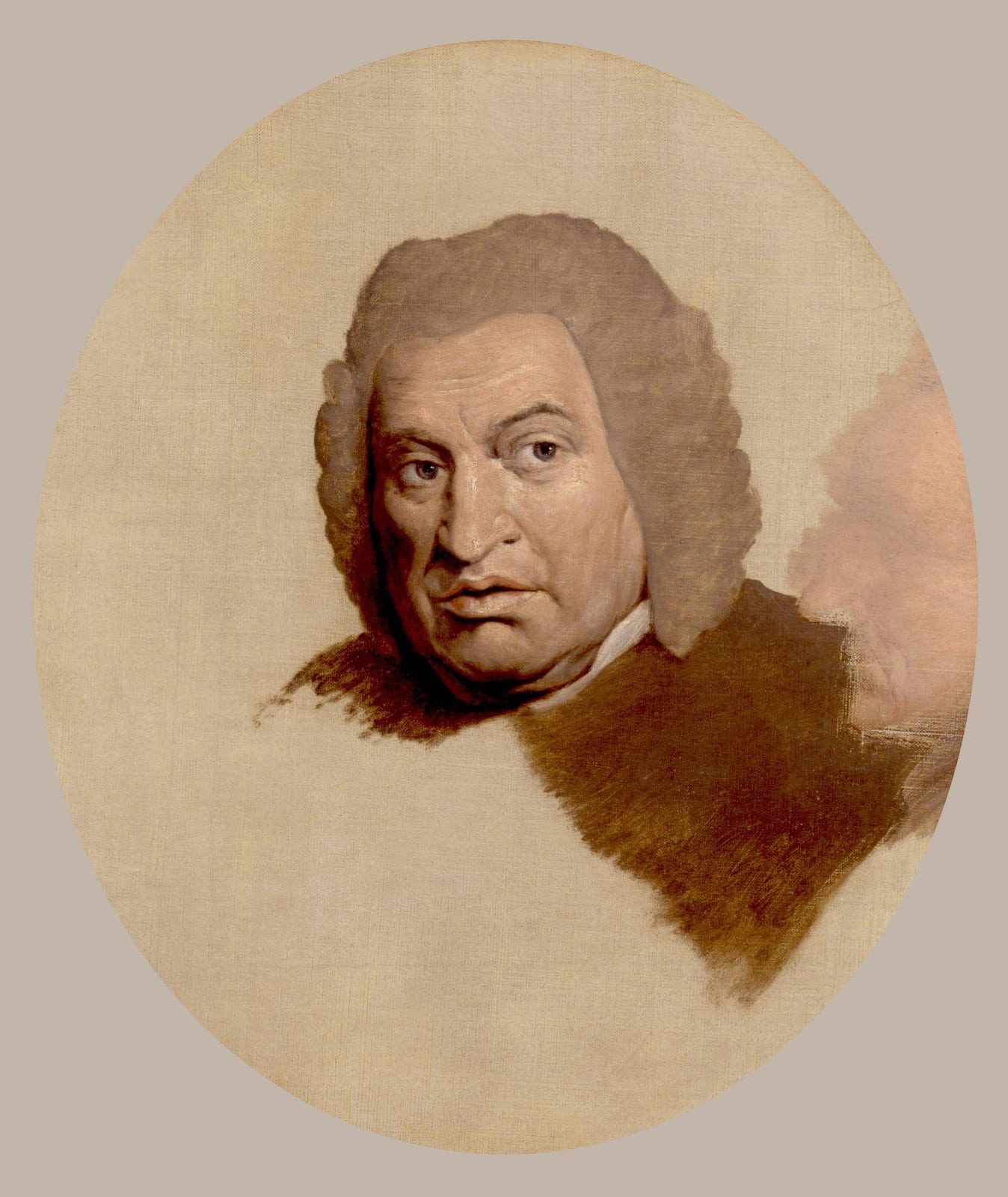 Portrait or photograph of Samuel Johnson: Samuel Johnson , by James Barry (died 1806). See source website for additional information. This set of images was gat