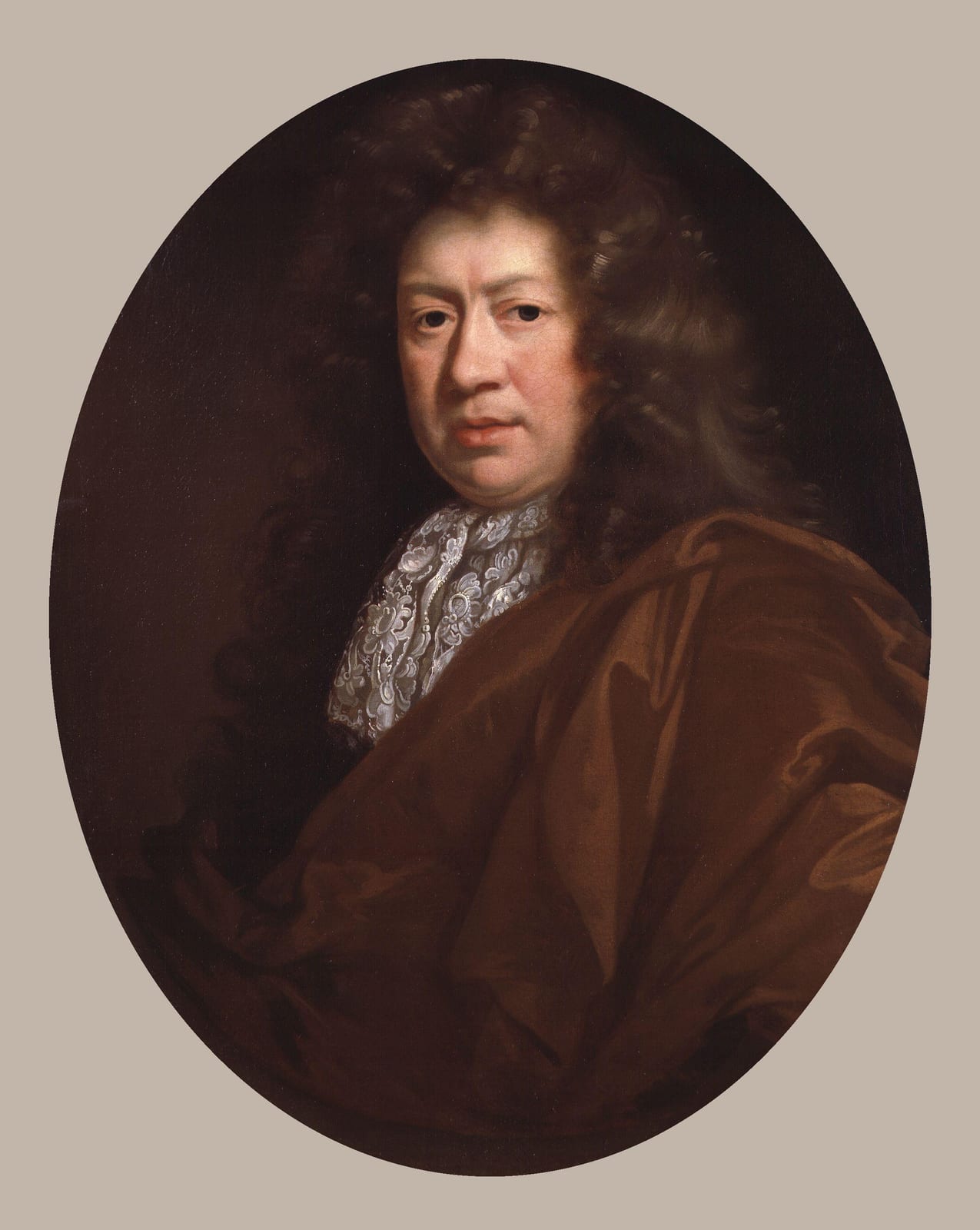 Portrait or photograph of Samuel Pepys: Samuel Pepys , attributed to John Riley, given to the National Portrait Gallery, London in 1925. See source website for
