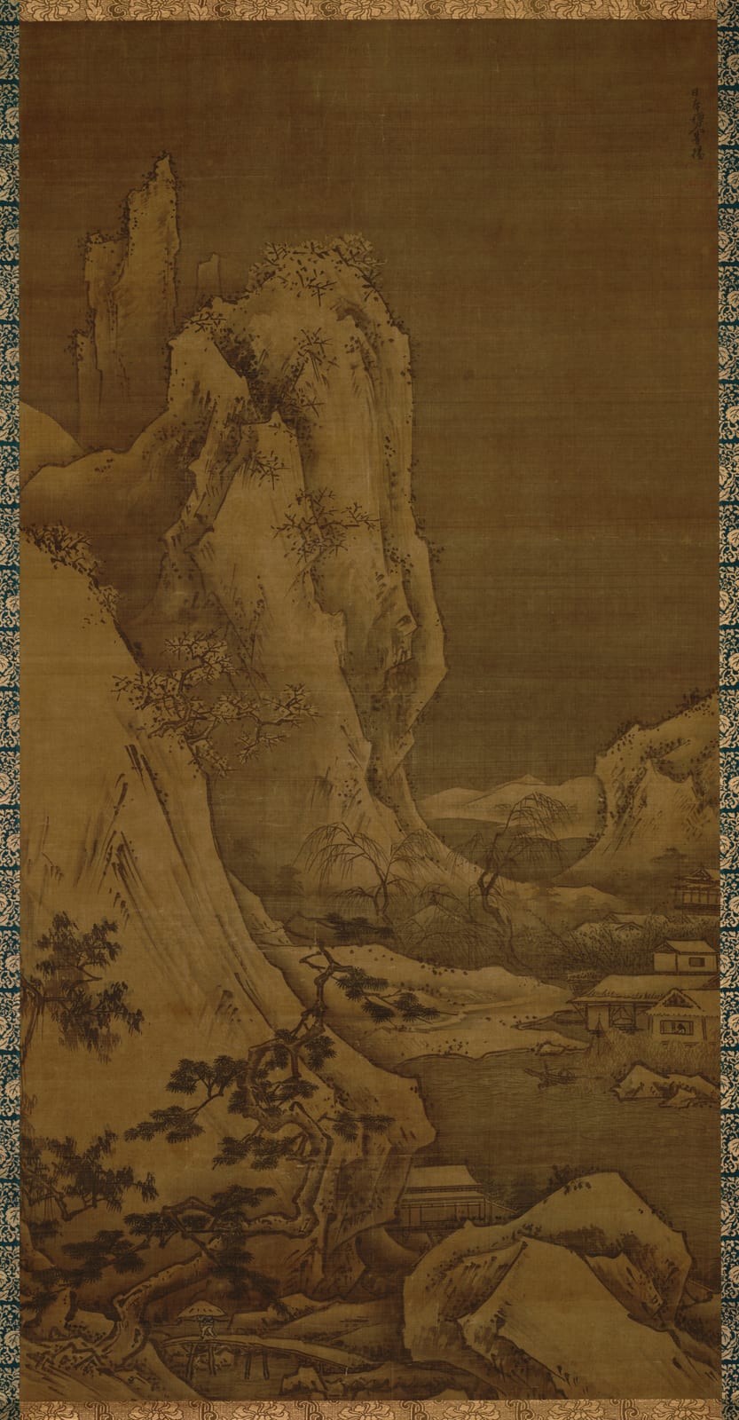 Work or historical image connected to Sesshu Toyo: Sesshu Toyo - Landscape of four seasons- winter - Google Art Project