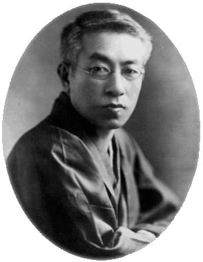 Work or historical image connected to Shimazaki Toson: Japanese author Shimazaki Toson (1872-1943)