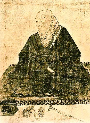Portrait or photograph of Shinran: en:Shinran (親鸞) (1173-1263), the teacher of en:Nembutsu , founder of the en:Shin Buddhism