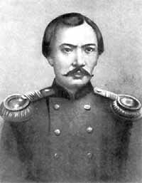Portrait or photograph of Shokan Walikhanov: Chokan Valikhanov (Чокан Чингисович Валиханов), Kazav Russian General (b.1835-d.1865)