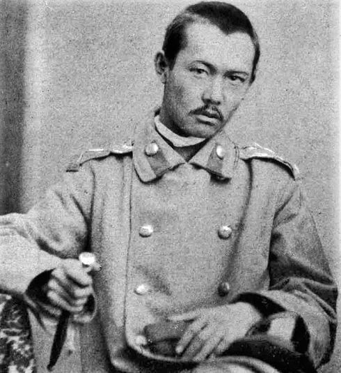 Portrait or photograph of Shokan Walikhanov: w:Shokan Valikhanov in 1859.