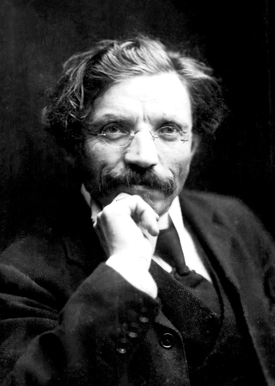 Portrait or photograph of Sholem Aleichem: Portrait of Sholem Aleichem in New York, from Beit Sholem Aleichem