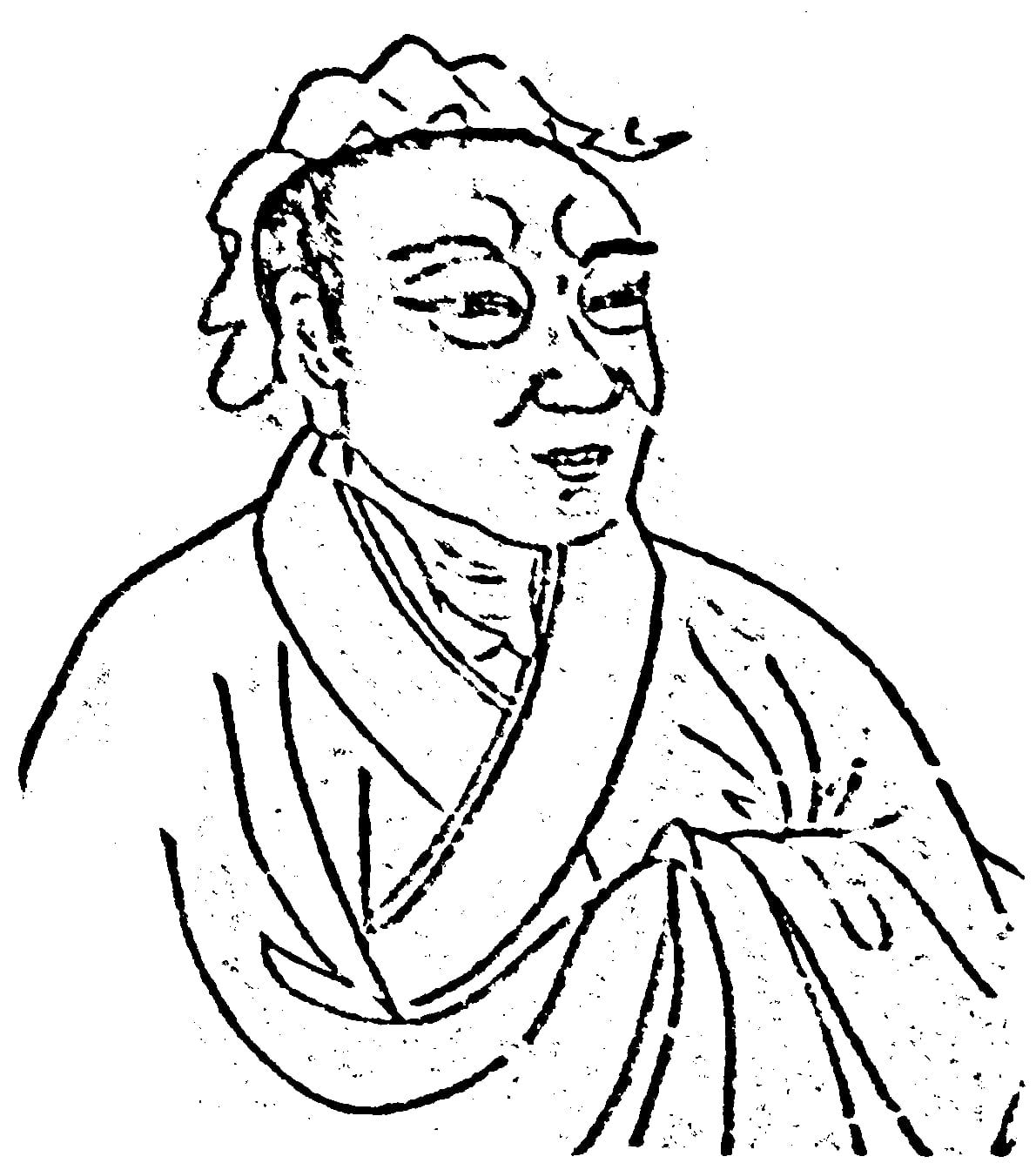 Portrait or photograph of Sima Qian: Sima Qian (ca. 145–90 BC) was a Prefect of the Grand Scribes (太史令) of the Han Dynasty.