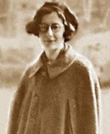 Portrait or photograph of Simone Weil: Simone Weil (1909–1943) – a French philosopher, Christian mystic and political activist of Jewish origin. In Marseille, F