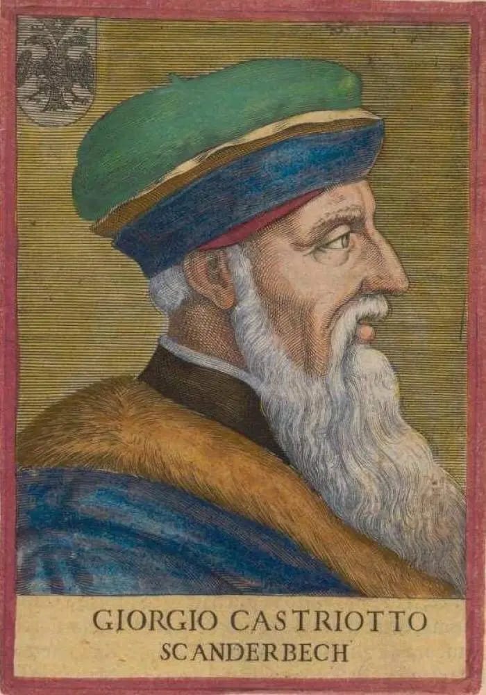 Portrait or photograph of Skanderbeg: Portrait of Skanderbeg