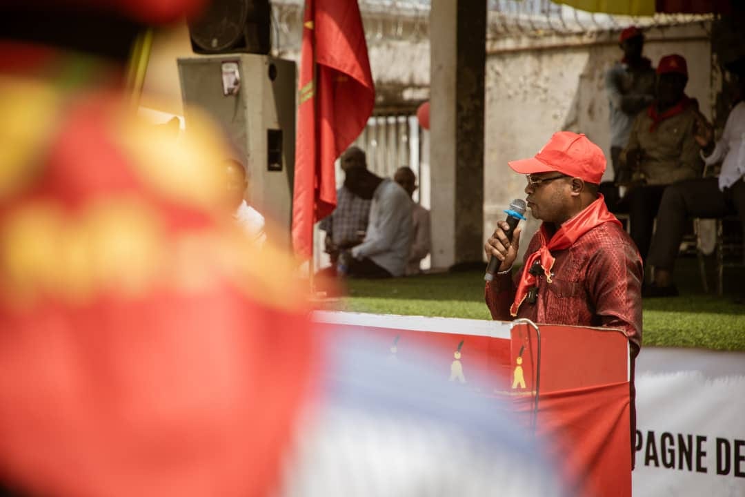Portrait or photograph of Sony Labou Tansi: BACONGO dans l’enceinte du centre culturel Sony Labou Tansi