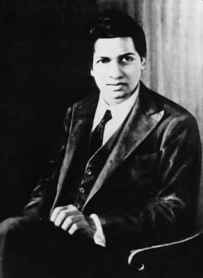 Portrait or photograph of Srinivasa Ramanujan: Srinivasa Ramanujan