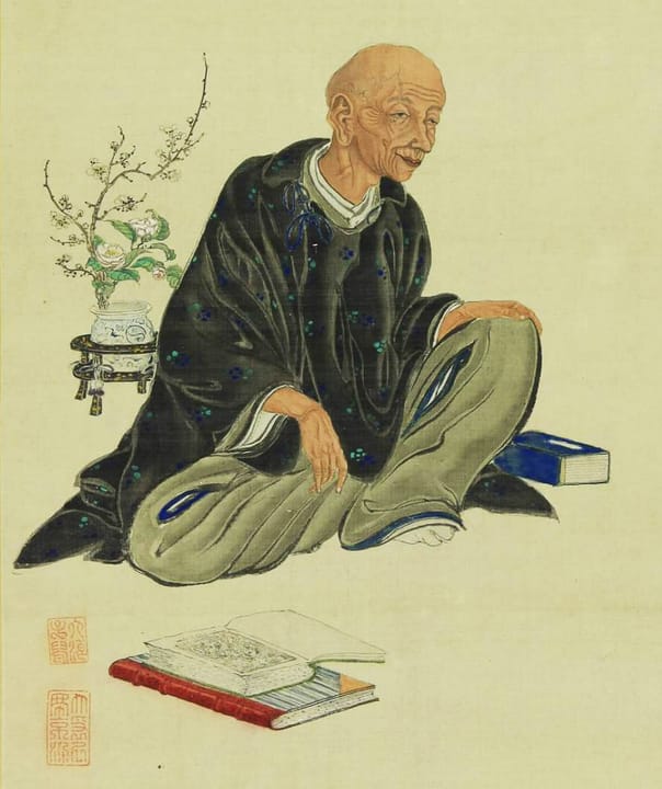 Portrait or photograph of Sugita Genpaku: Japanese physician and scholar Sugita Genpaku.