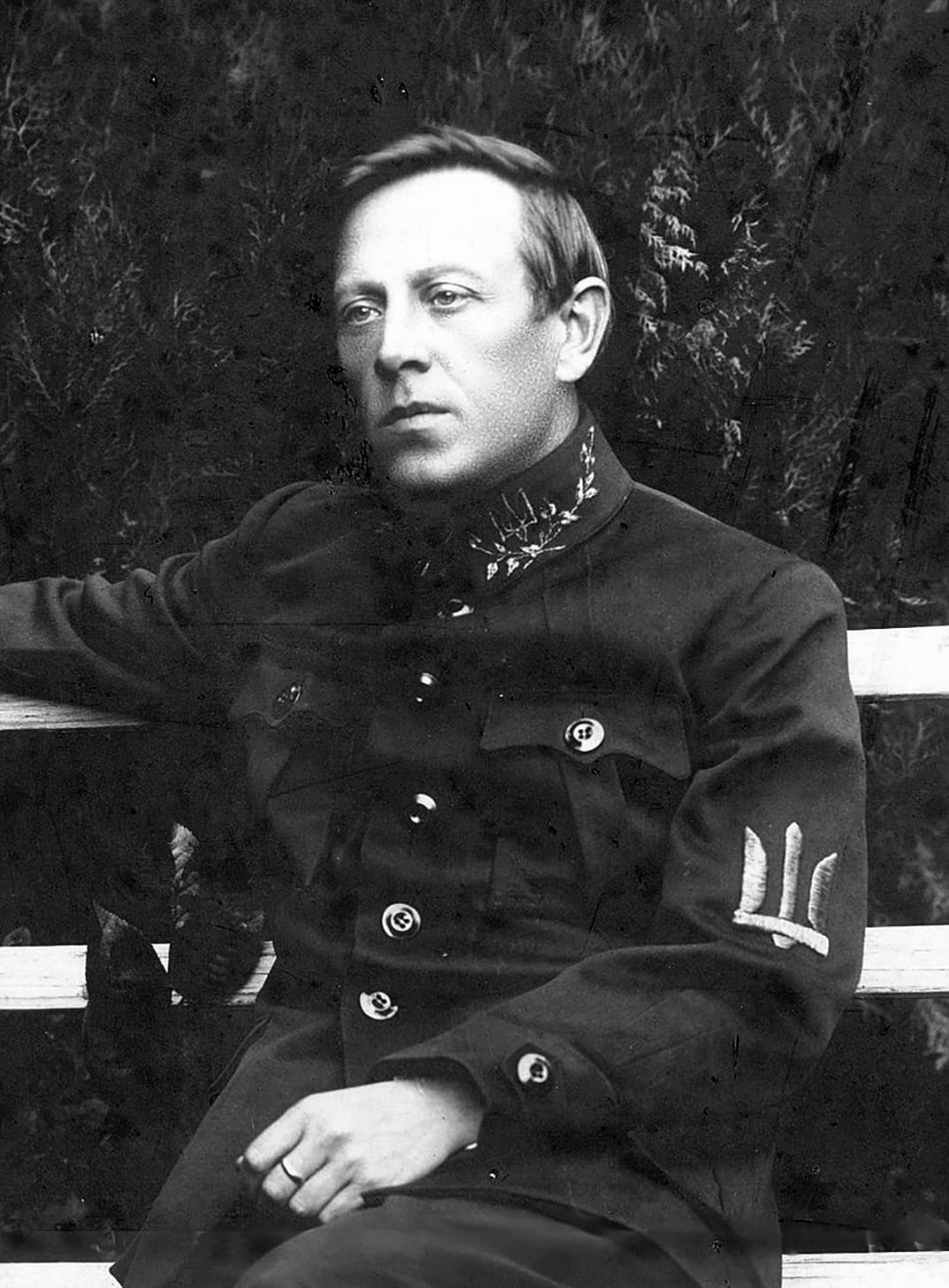 Portrait or photograph of Symon Petliura: Symon Petlura (1879-1926) - Ukrainian politiciam