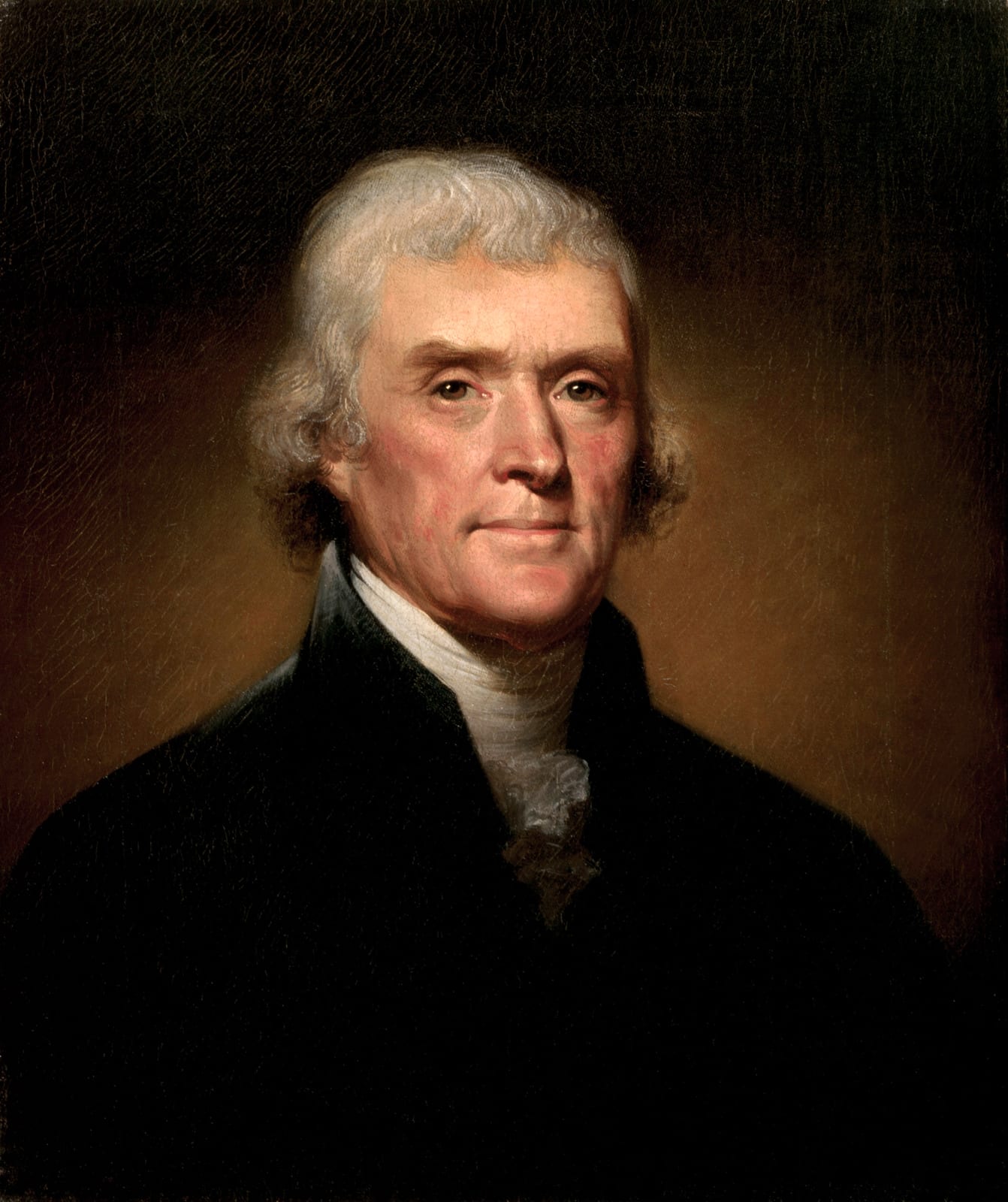 Portrait or photograph of Thomas Jefferson: Thomas Jefferson by Rembrandt Peale, 1800